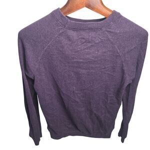 L.O.G.G. H&M Heathered Purple Crewneck Knit Raglan Sleeve Sweater Size US XS